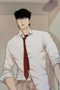 Guard Pass manhwa cover fat to muscular mc transformation fighting bullies
