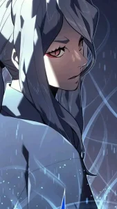 Reaper of the Drifting Moon manhwa Pyo Wol transformation with long hair and snake eyes